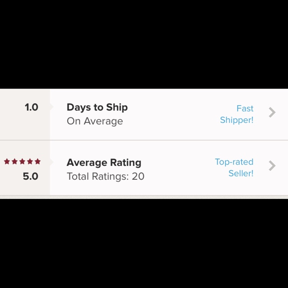 Shop with confidence! Top rated and fast shipping!